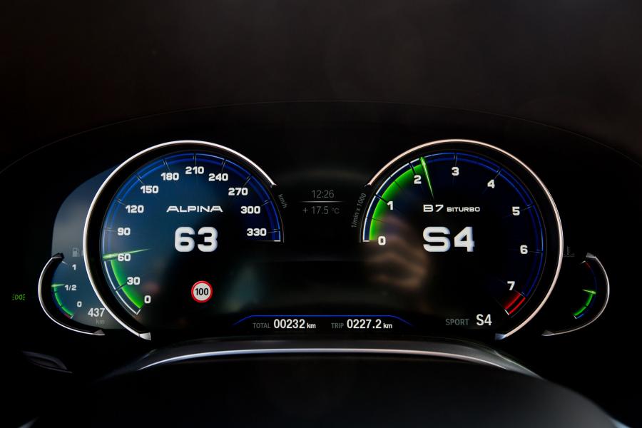 Панель приборов Alpina B7 Bi-Turbo Allrad (G12) 2016 года  (WW) (фото 28 из 29)